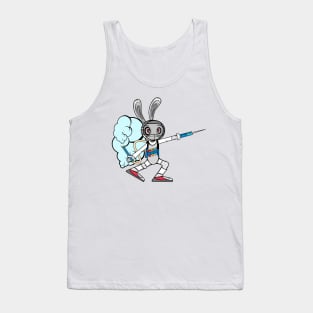 Fencing Anti-Virus Rabbit (Variant 1) Tank Top